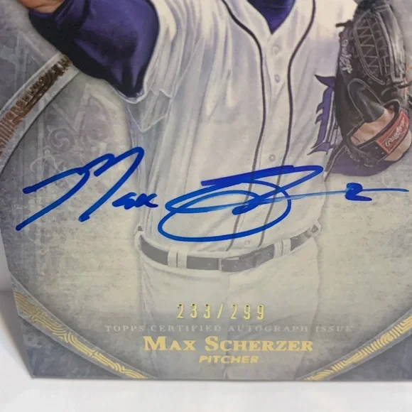 2014 Topps 5 Star Max Scherzer Auto #FSA-MSC SN 223/299 (MISC7)